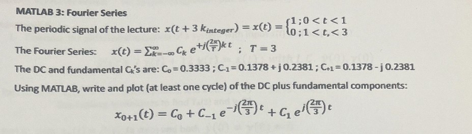 Solved Please use matlab and show me the steps | Chegg.com