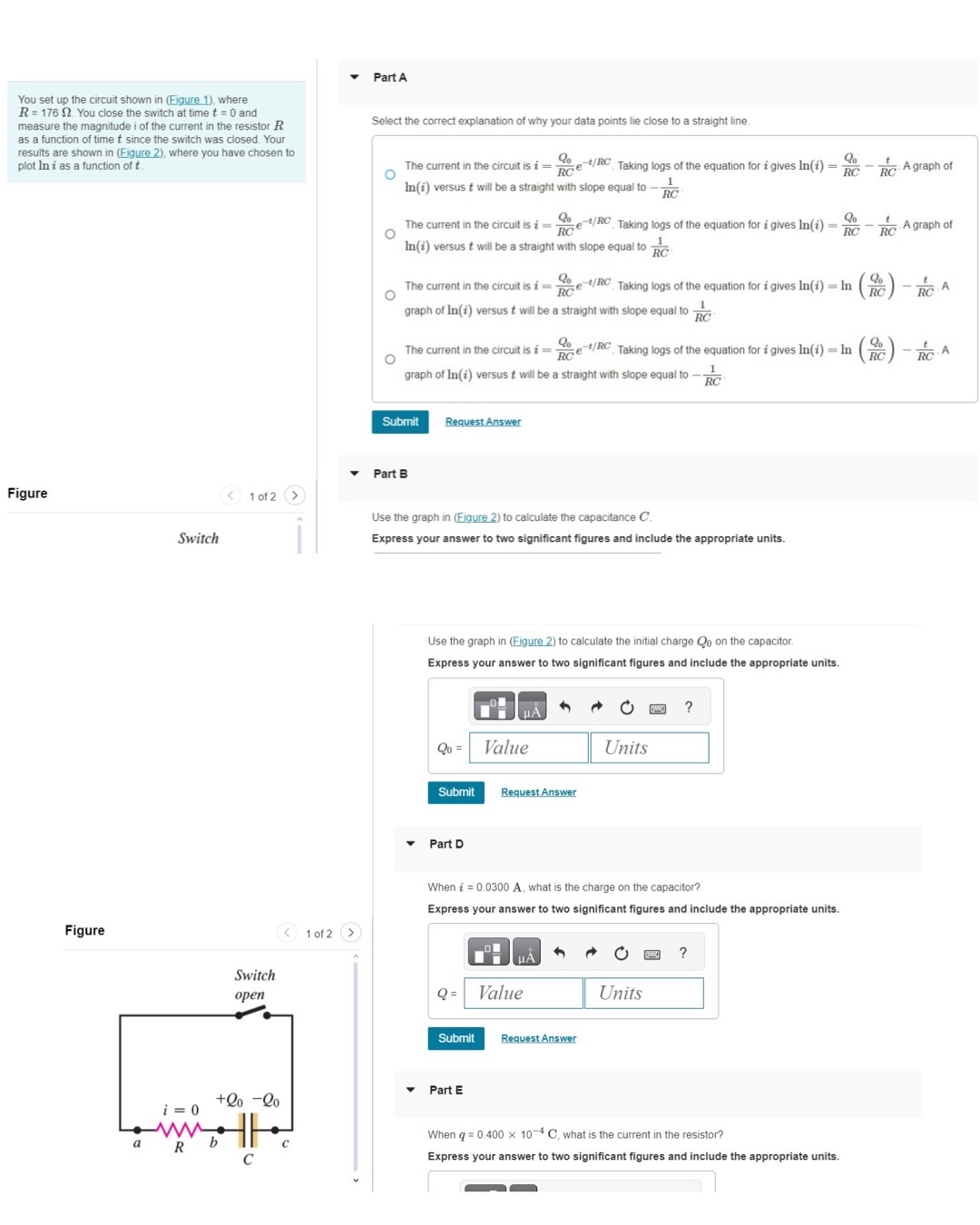 Part AYou set up the circuit shown in (Figure 1), | Chegg.com