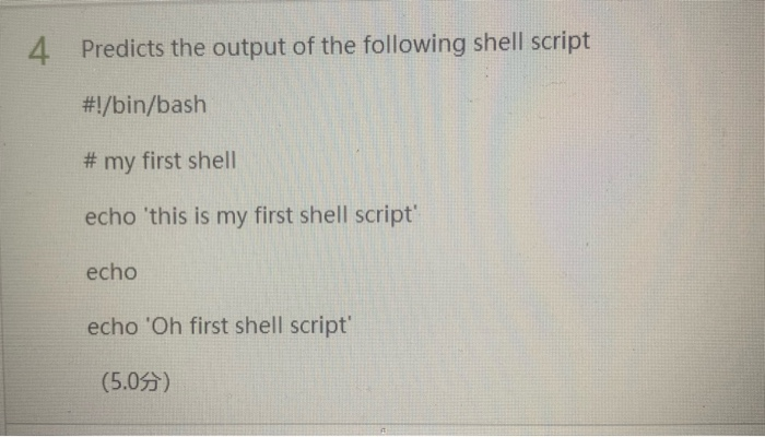 Solved 3 Suppose You Type Cc Dd When The Script Is Chegg Com