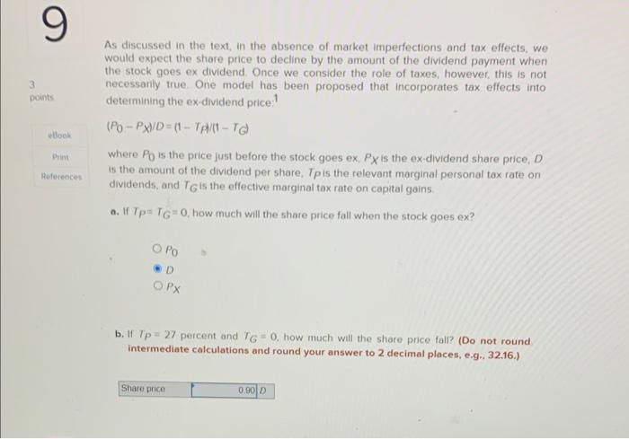 Solved As Discussed In The Text, In The Absence Of Market | Chegg.com