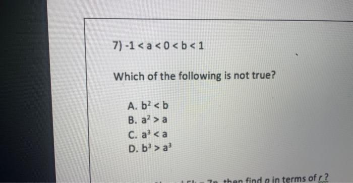 Solved 7) −1a C. a3 a3 | Chegg.com