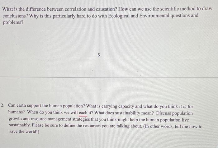 Solved What is the difference between correlation and | Chegg.com