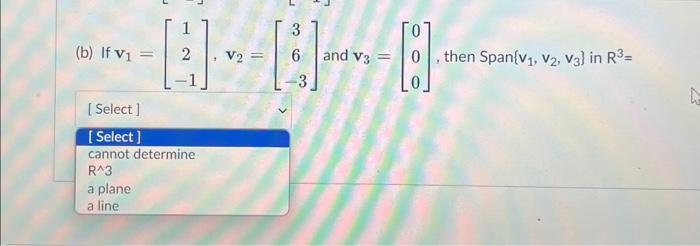 Solved Select The Correct Answer. (a) If V1=[1−2] And | Chegg.com