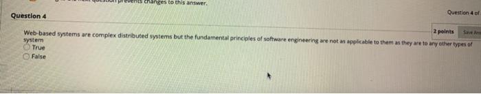 Solved changes to this answer. Question 4 of Question 4 2 | Chegg.com