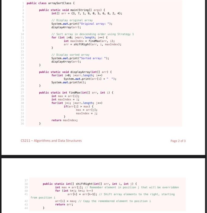 Solved Bridging Exercise The following algorithm takes an | Chegg.com