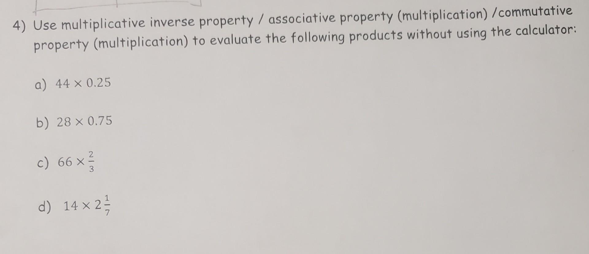 Multiplicative inverse deals calculator