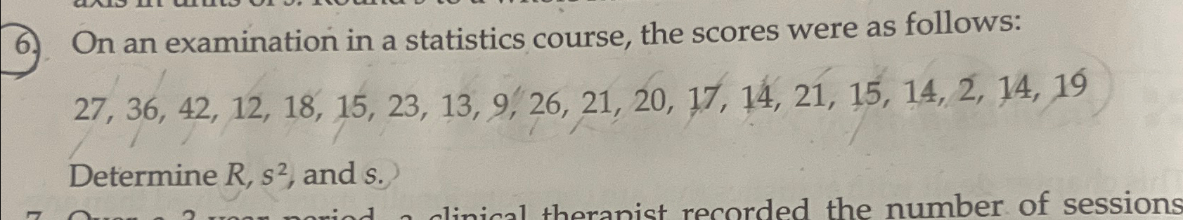 Solved On an examination in a statistics course, the scores | Chegg.com