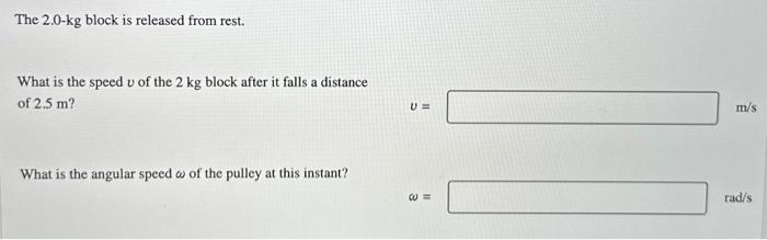Solved The system shown in the figure consists of a 4.0−kg | Chegg.com