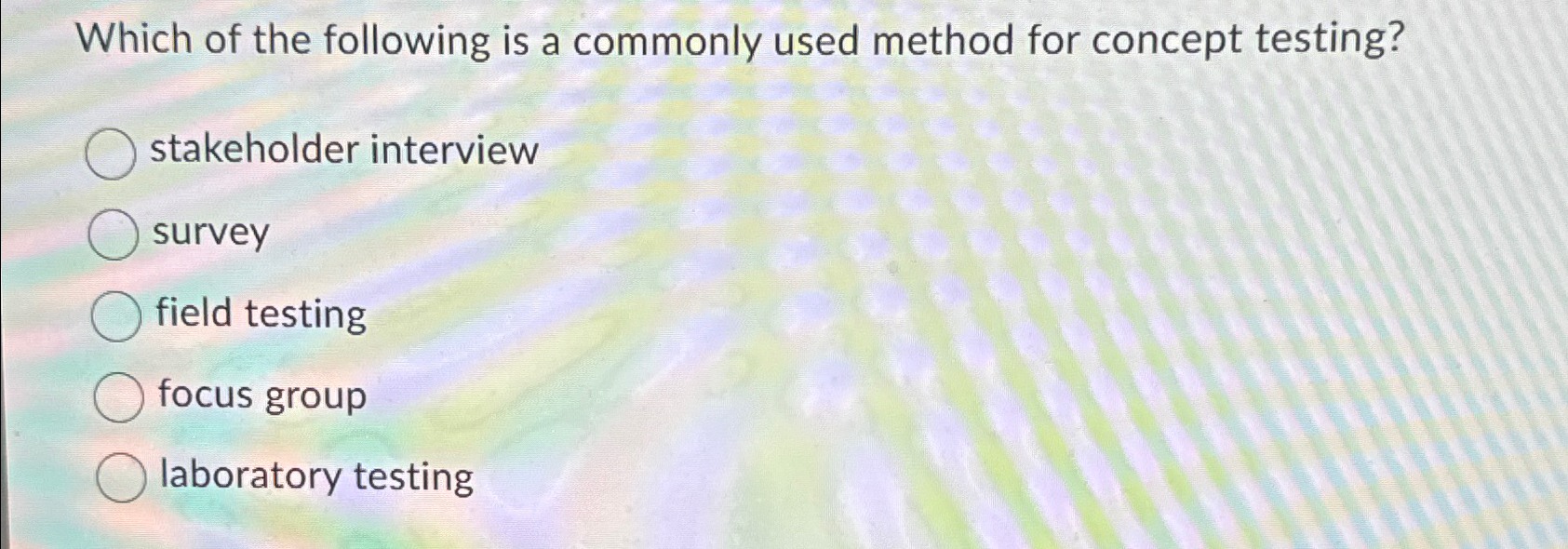 Solved Which of the following is a commonly used method for | Chegg.com
