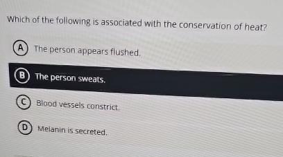 Solved Which of the following is associated with the | Chegg.com