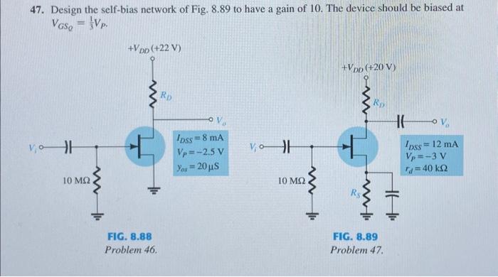 Solved 45. Determine the output voltage for the network of | Chegg.com