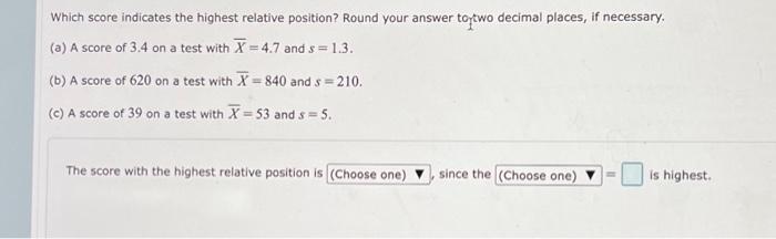 solved-which-score-indicates-the-highest-relative-position-chegg