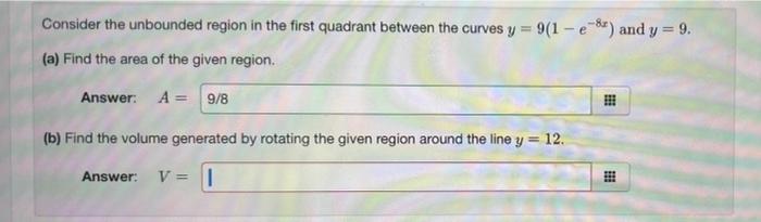 Solved Consider the unbounded region in the first quadrant | Chegg.com