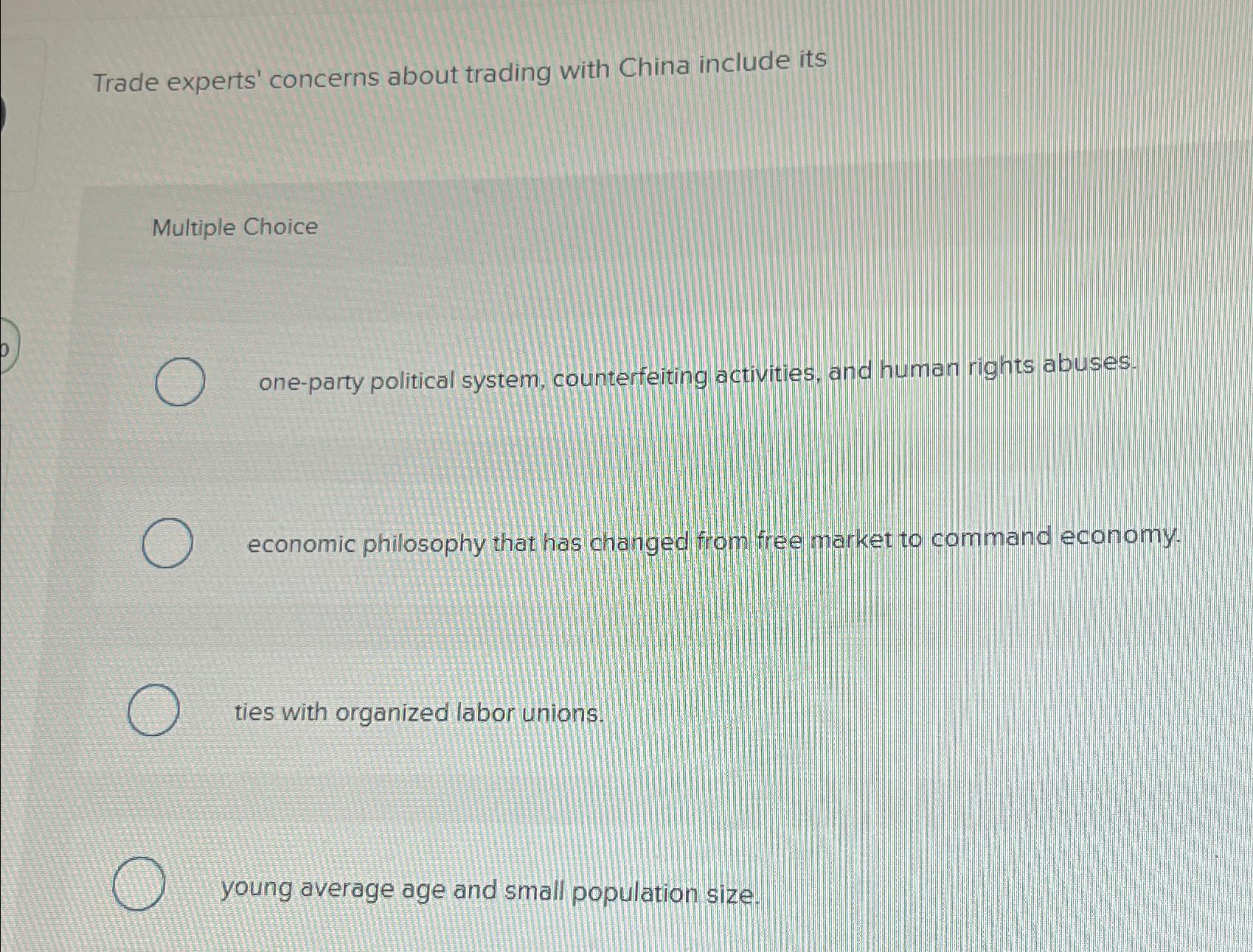 One Party Political System
