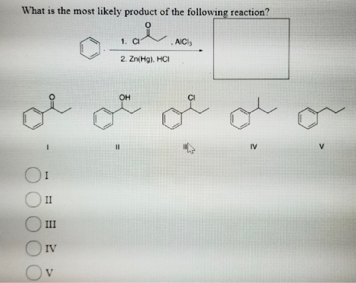 What Is The Most Likely Product For The Following Reaction Solved What is the most likely product of the following | Chegg.com