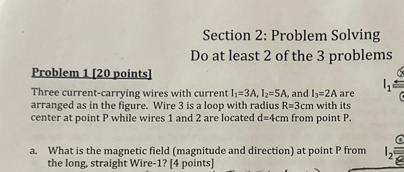 Solved Section 2: Problem SolvingDo at least 2 ﻿of the 3 | Chegg.com 