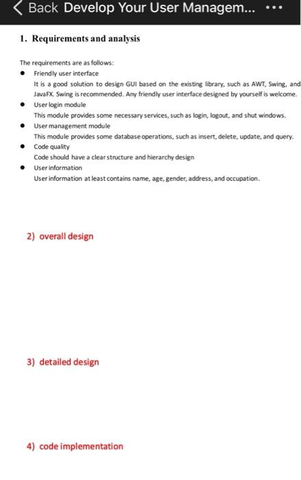 Solved System Introduction This system is used to manage | Chegg.com