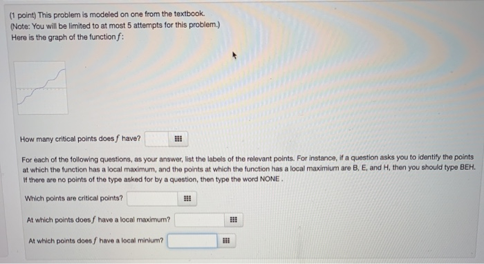 Solved (1 point) This problem is modeled on one from the | Chegg.com