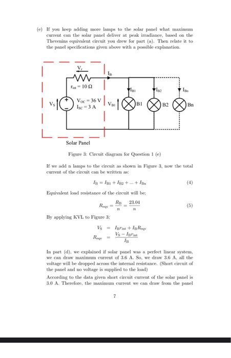 Solved 1 Examples Question 1 In a household solar based DC | Chegg.com