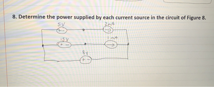Solved Determine the power supplied by each current source | Chegg.com