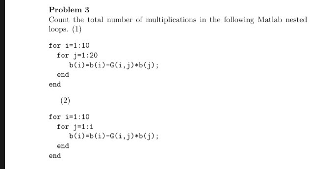 for loop in matlab in a range of numbers