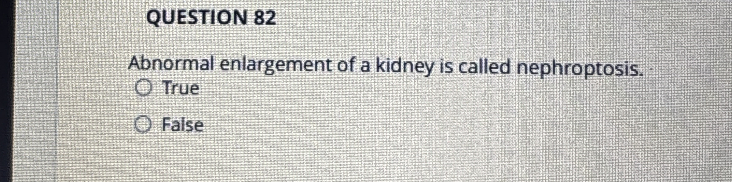Solved QUESTION 82Abnormal enlargement of a kidney is called | Chegg.com