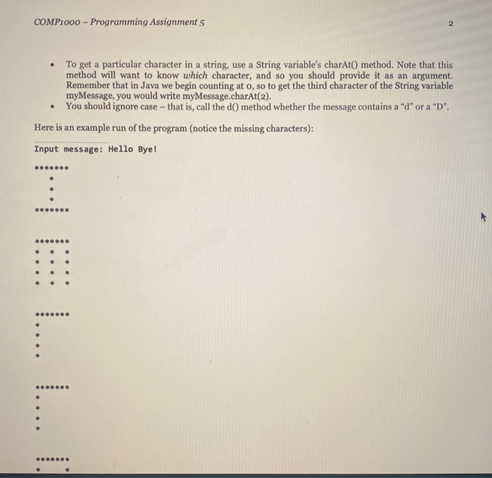 Solved Problem a (PA5a.java) Write a program that can print | Chegg.com