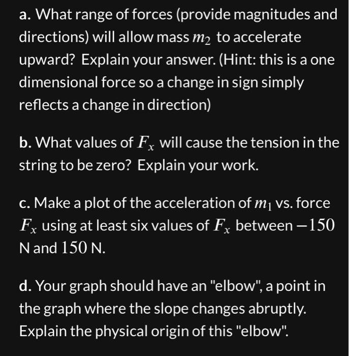 Solved 2. Two Blocks Pulled And Pushed Two Blocks, M1=8.00 | Chegg.com