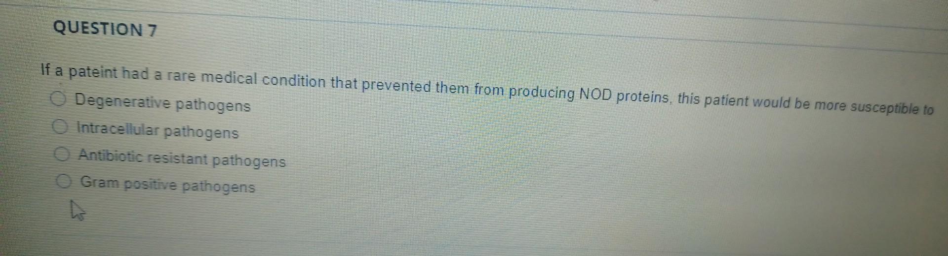 Solved QUESTION 7 If a pateint had a rare medical condition | Chegg.com