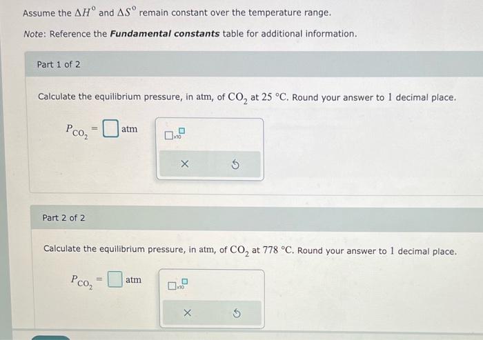 Solved Consider the decomposition of calcium carbonate: | Chegg.com