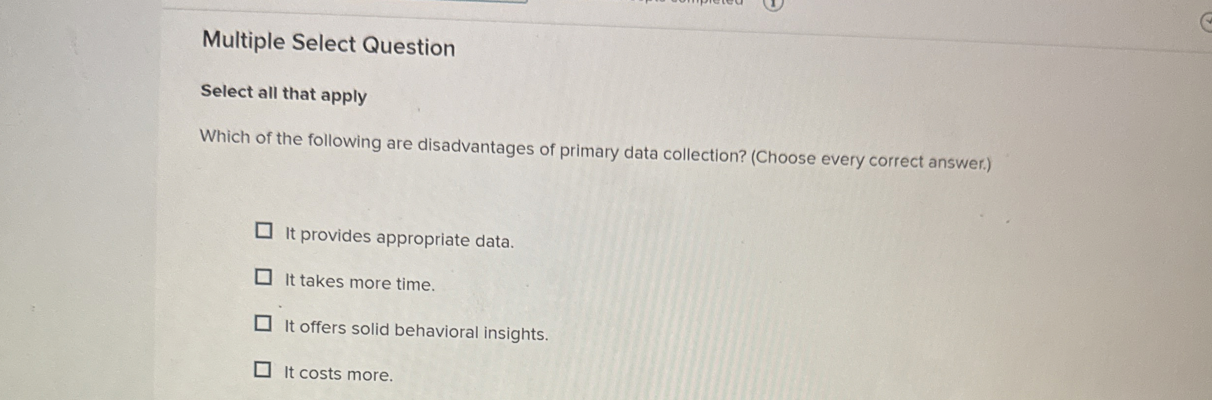 Solved Multiple Select QuestionSelect all that applyWhich of | Chegg.com