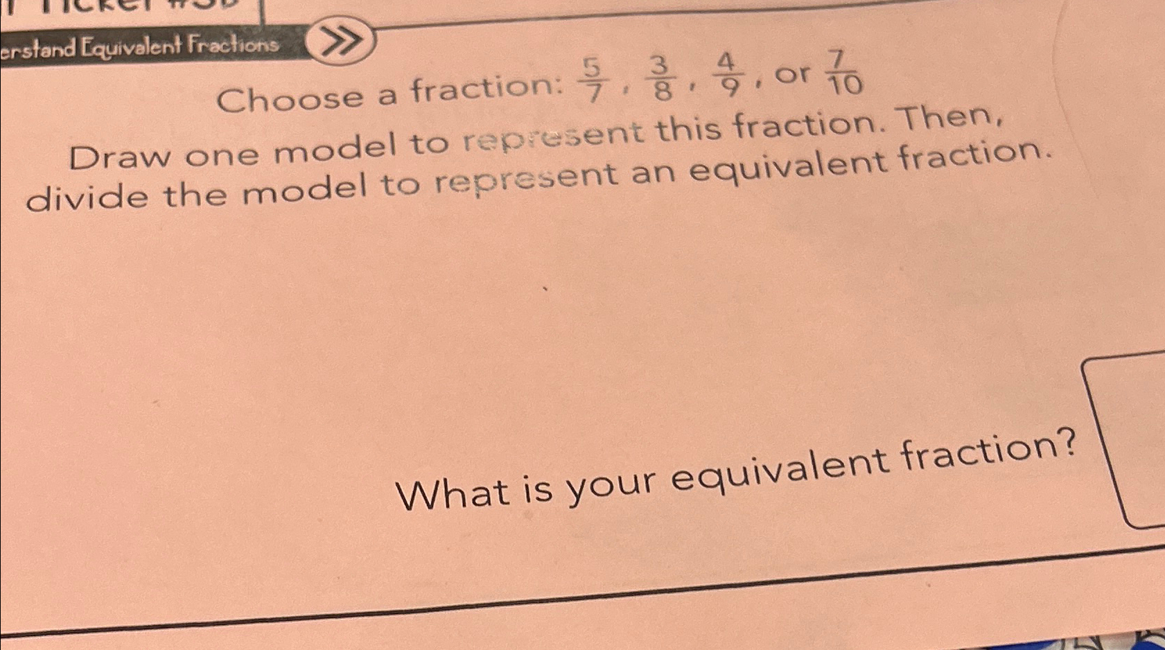 fraction model of 8 6 2 3 7 9