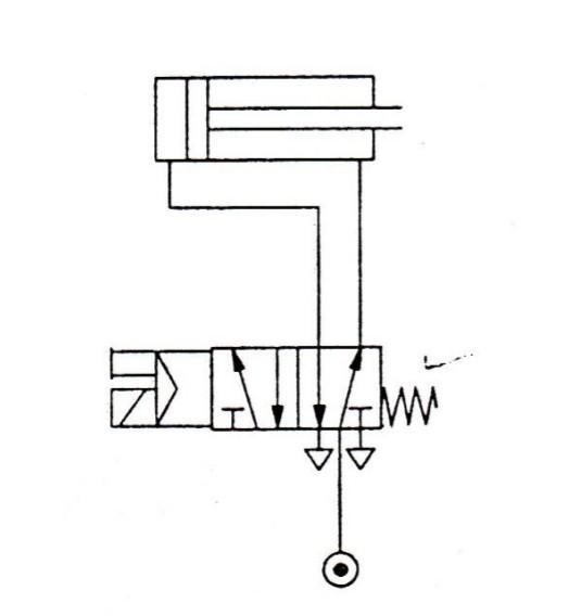 Solved Figure below shows a pneumatic circuit for a press | Chegg.com