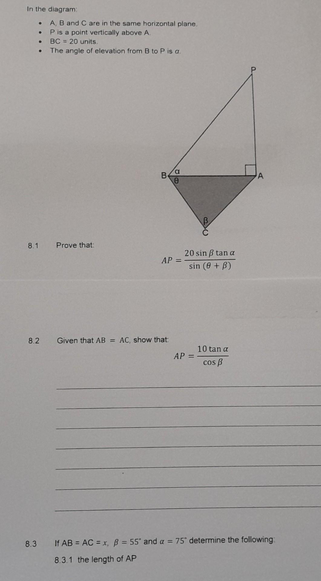 Solved In The Diagram: - A,B And C Are In The Same | Chegg.com