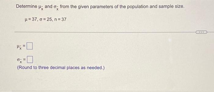 Solved Determine and o from the given parameters of the | Chegg.com