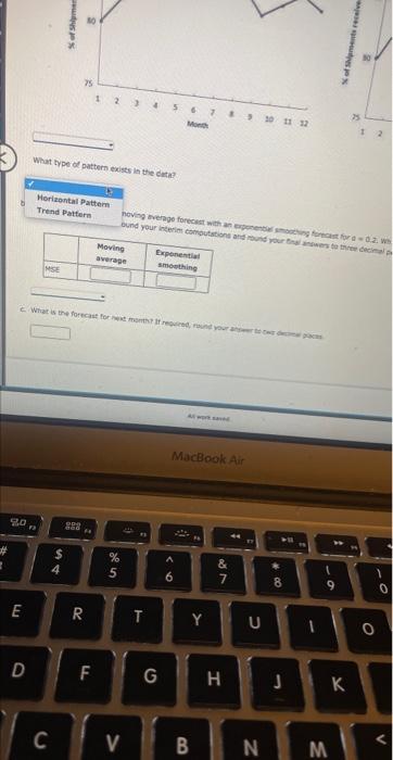 Solved a. Choose the correct time series plot.What type of | Chegg.com
