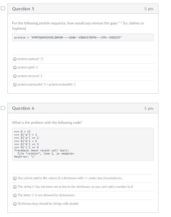 Solved For the following protein sequence. how would you | Chegg.com