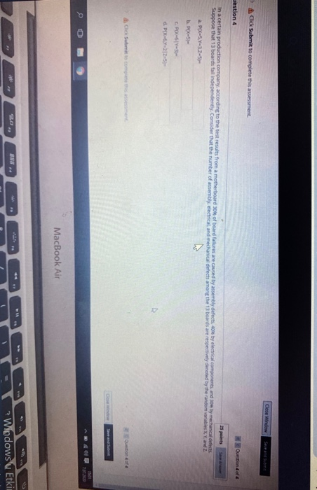 Solved Question of 4 Question 4 3 points In a certain | Chegg.com