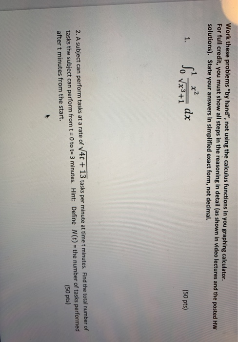 Solved Please show me all the steps and reasoning done for | Chegg.com