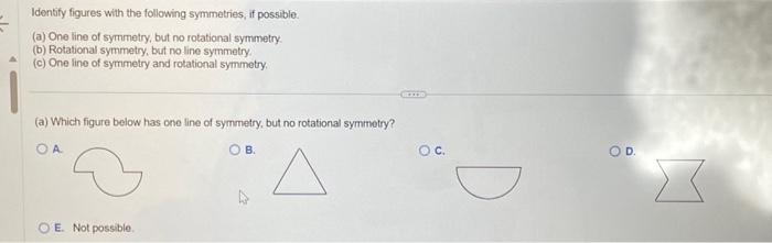 Solved Identify Figures With The Following Symmetries, If | Chegg.com