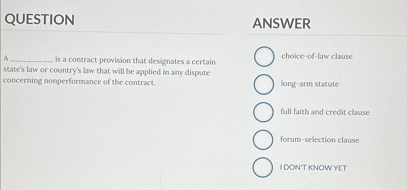 solved-questionansweris-a-contract-provision-that-designates-chegg