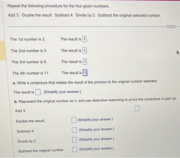 Solved Repeat the following procedure for the four given | Chegg.com