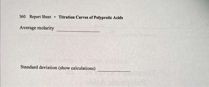 B. Standardization of Sodium Hydroxide (NaOH) | Chegg.com