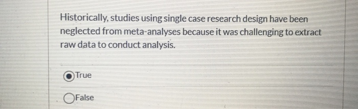 what is single case research studies