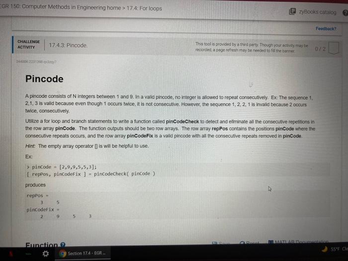 Solved EGR 150 Computer Methods In Engineering Home > 17.4: | Chegg.com