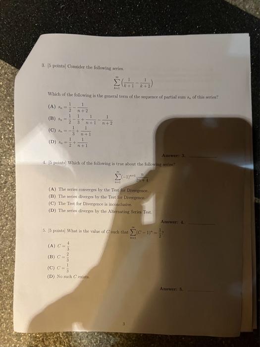 Solved 3. 15 points/ Consider the following sertien. | Chegg.com