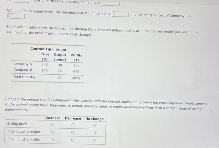 Solved Assume That Two Companies (A And B) Are Duopolists | Chegg.com