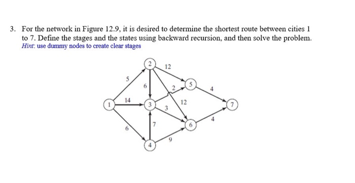 Solved 3. For the network in Figure 12.9, it is desired to | Chegg.com