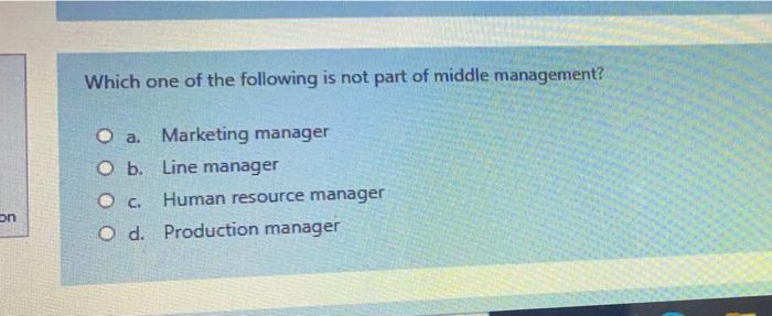 Solved Which Of The Following Functions Of Management | Chegg.com