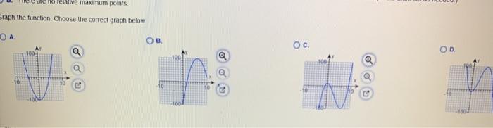 Solved Find the relative extreme points of the function, if | Chegg.com